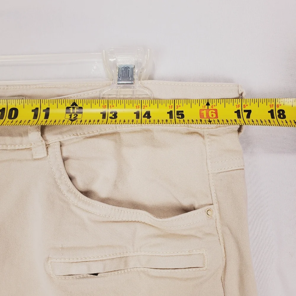 Zara Kahki Moto Pants Size 12 - Picture 6 of 16